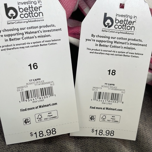 NWT Pull-On Capri Pants for Women from Time and Tru - Picture 5 of 7